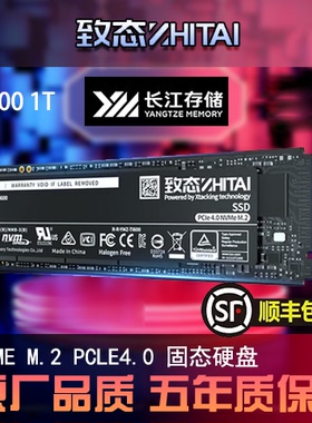 [顺丰包邮]致态固态硬盘Ti600 1T 500G台式机笔记本m.2固态硬盘
