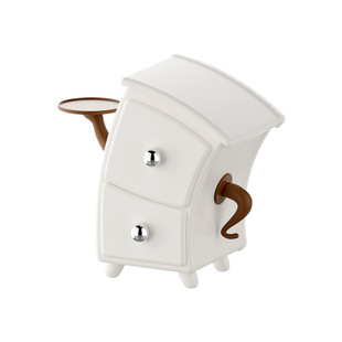 桌面收纳盒弯腰搞怪创意萌趣高级感文具可爱玄关高级装饰家居摆件