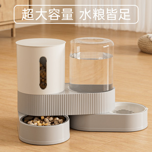 猫咪自动喂食器饮水器二合一猫粮碗狗碗自动饮水机一体式宠物用品