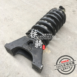神钢SK60 70 75-8涨紧油缸总成 弹簧 行走油缸底座拉杆挖掘机配件