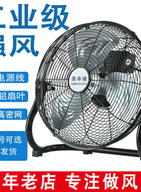 电风扇强力电扇工业风扇大功率落地扇家用台扇工厂坐地台式趴地扇