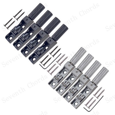 单支分体分裂式无头贝斯贝司琴桥拉弦板弦桥BASS Headless Bridge