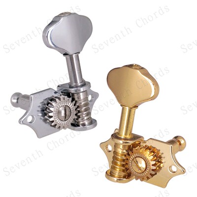 开放式民谣钮琴头孔前卷弦器