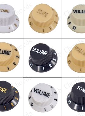 St Sq芬达电贝司吉他音量音色控制旋钮扭帽子电位器帽Guitar knob