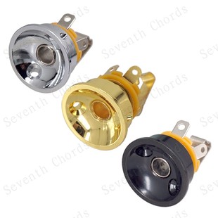 TELE加厚圆杯形TL电吉他插口插孔音频输入输出插座坐连接口孔JACK