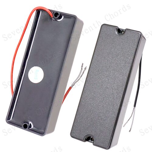 密封封闭式5弦2孔二孔五弦电贝斯贝司双线圈拾音器Bass Humbucker