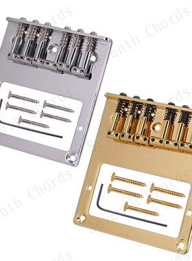 TELE电吉他琴桥TL吉他拉弦板弦桥 可以安装双线圈拾音器 左右弦码