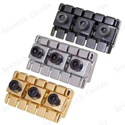 无头电吉他琴枕 无头电吉他弦锁琴枕 锁弦器弦枕 吉他琴锁 长42mm