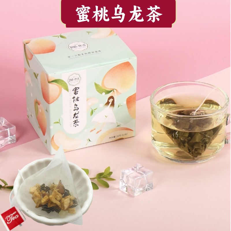 冷泡茶蜜桃乌龙茶买二送一