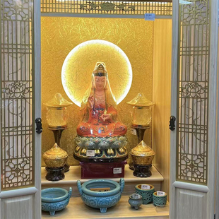 佛龛佛柜神台神龛专用后背圆灯背景灯效果灯灯圈圈灯圆圈灯后背灯