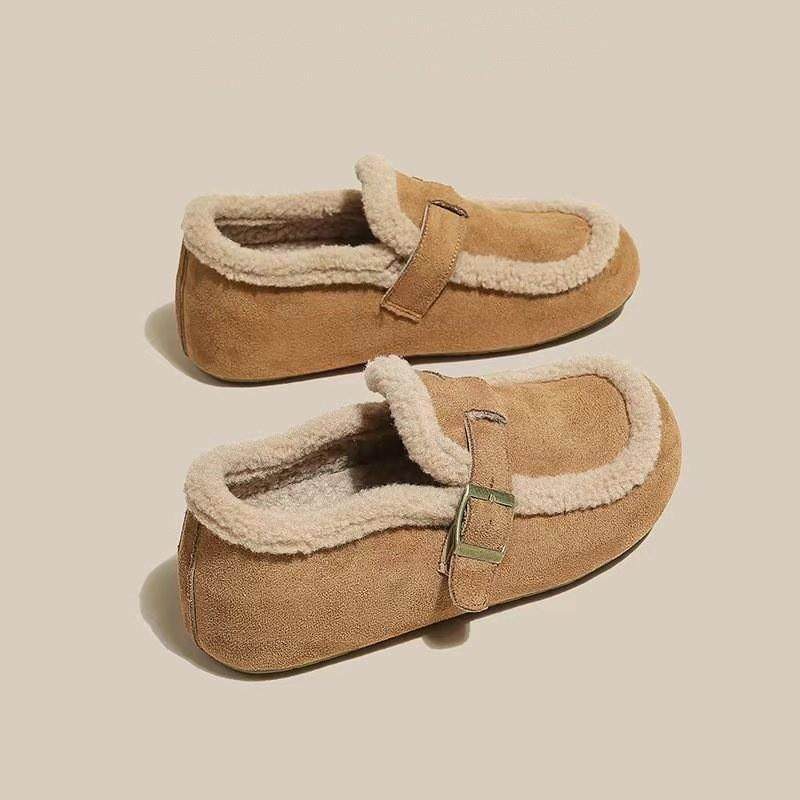 加绒勃肯鞋女2026冬季新款爆款百搭软底一脚蹬豆豆鞋保暖毛毛棉鞋,女鞋,勃肯鞋/软木鞋,淘宝优惠券,粉丝福利购,淘宝优惠卷