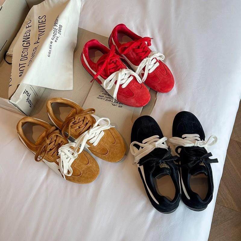 复古拼色阿甘鞋女2026年秋季新款软底轻便休闲运动德训鞋轻便舒适,女鞋,时尚休闲鞋,淘宝优惠券,粉丝福利购,淘宝优惠卷