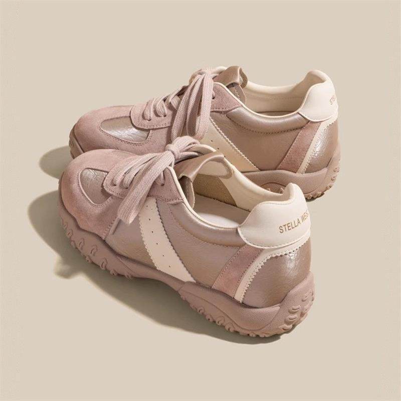 软皮平底防滑百搭德训鞋女2026春季新款时尚百搭软底休闲阿甘鞋,女鞋,德训鞋,淘宝优惠券,粉丝福利购,淘宝优惠卷