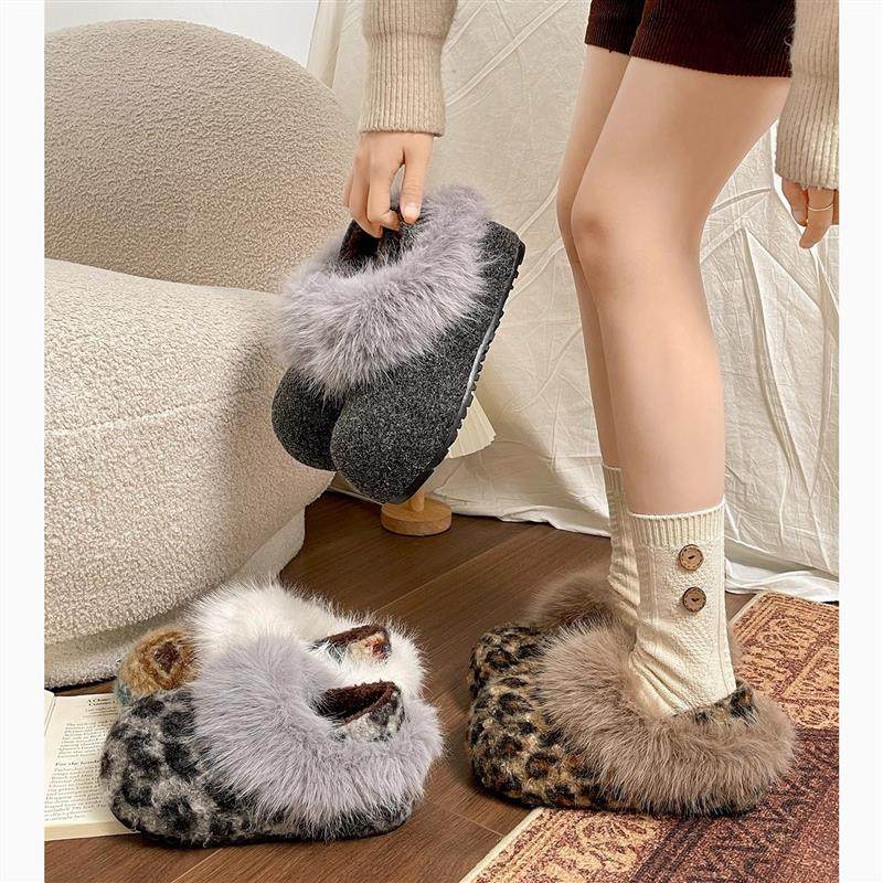 费尔岛内增高毛呢勃肯鞋女外穿2026年新款加绒保暖一脚蹬毛毛鞋,女鞋,勃肯鞋/软木鞋,淘宝优惠券,粉丝福利购,淘宝优惠卷