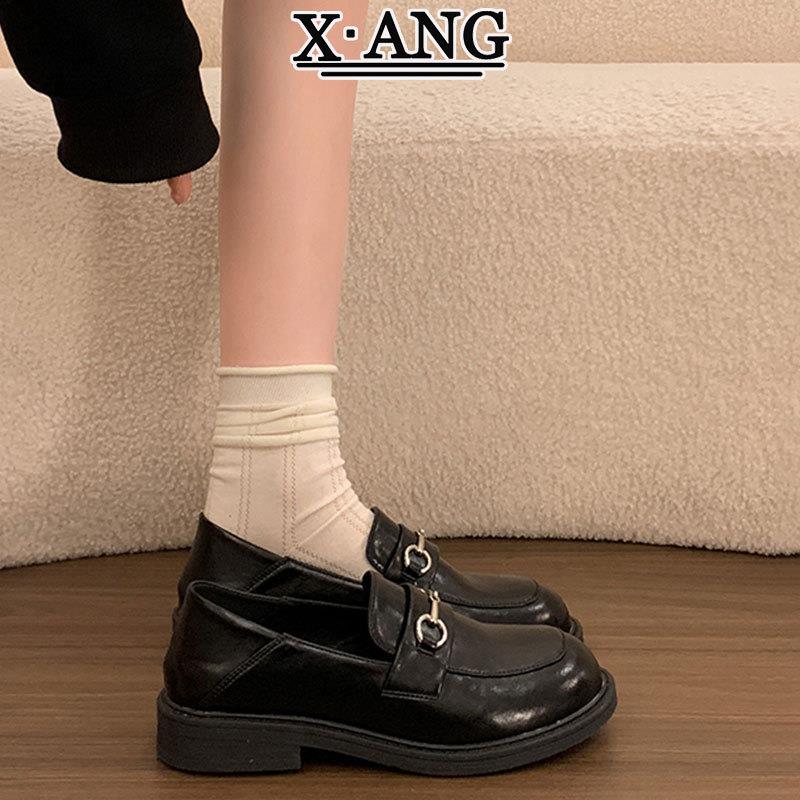 真皮乐福鞋子女鞋黑色jk小皮鞋2026春夏季新款平跟不累脚软底单鞋