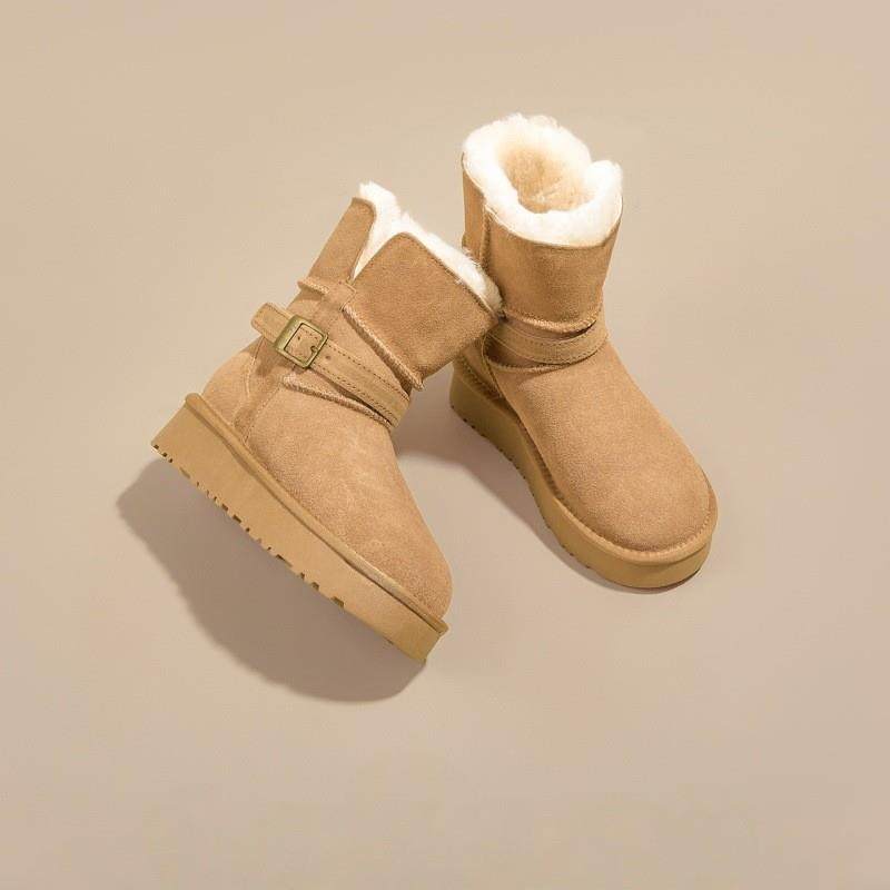 时尚厚底雪地靴女2026冬季新款百搭加绒加厚保暖棉鞋防滑东北棉靴,女鞋,时尚雪地靴,淘宝优惠券,粉丝福利购,淘宝优惠卷