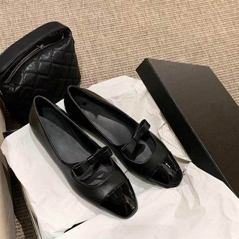 小香风浅口蝴蝶结平底玛丽珍女鞋2026年新款一脚蹬配裙子芭蕾舞鞋,女鞋,玛丽珍鞋,淘宝优惠券,粉丝福利购,淘宝优惠卷