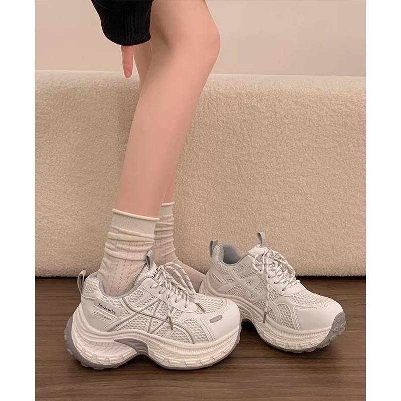 欧洲站厚底老爹鞋女2026年新款小个子增高舒适透气防滑休闲运动鞋,女鞋,老爹鞋,淘宝优惠券,粉丝福利购,淘宝优惠卷