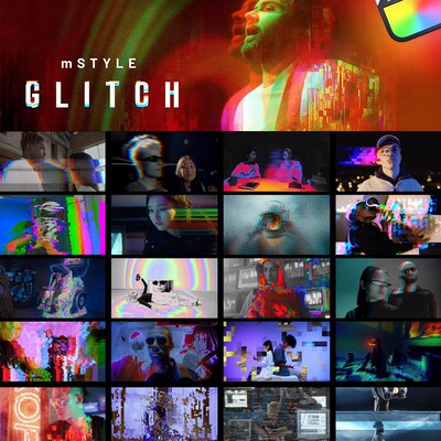 FCPX插件mStyle Glitch数字故障干扰画面损坏花屏视觉特效30个