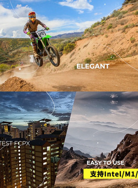 FCPX插件Elegant Parallax Slideshow优雅视差图文展示模板