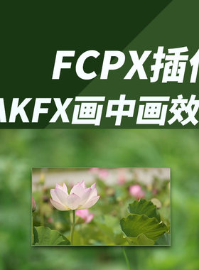 FCPX中文插件：YAKFX创建画面画中画效果 + 使用教程