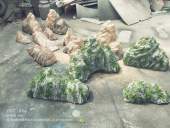 泡沫石头假山彷真道具假山假石头橱窗婚庆泡沫假山假石头表演石头