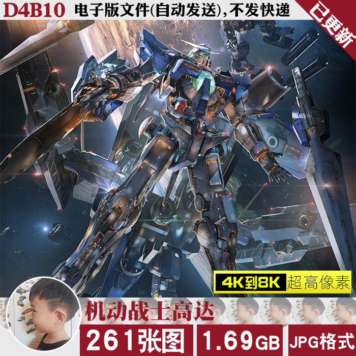 机动战士高达敢达GUNDAM超高清4K8K原画插画壁纸电脑图片jpg素材怎么样,好用不?