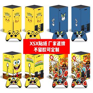 series XBOX Series X贴膜 贴纸可定制 X贴纸XSX贴膜卡通款
