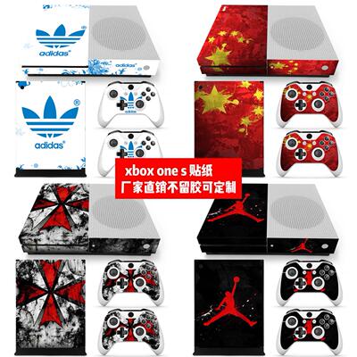 微软XBOX ONE S主机贴膜Xboxone S贴纸xbox ones个性logo贴纸可定