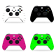 适用于微软xbox series全包手柄纯色贴膜 series全包手柄贴纸xbox