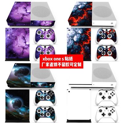 微软XBOX ONE S主机贴膜Xboxone S贴纸xbox ones纯色星空贴纸定制