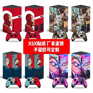 微软XBOX X贴膜XBOX X贴纸XSX痛贴个性 贴纸可定制 Series