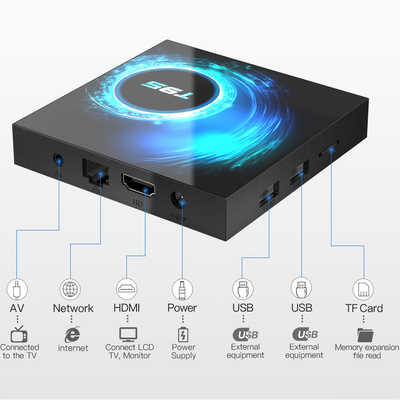 T95 Allwinner全志H616 4K双频wifi蓝牙 Android 10 set top box
