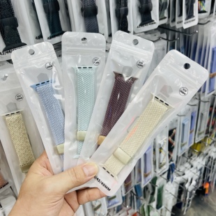 适用苹果手表iwatch10表带华强北S10ProMax磁吸ultra编织s98765se