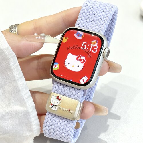 适用华为fit5/4pro手表fit4表带kt浮雕华为watch fit3编织腕带女