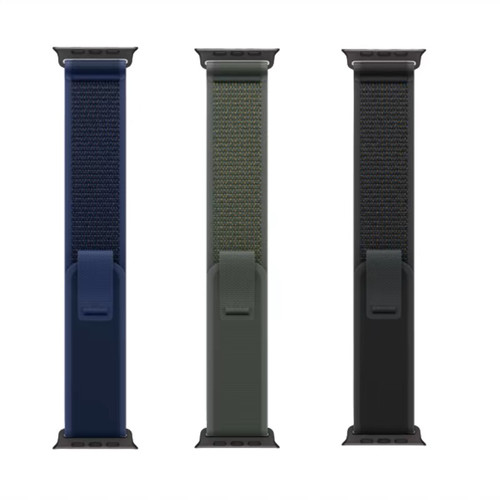 适用iwatchs10手表带ULTRA苹果S987华强北表表高版本野径回环尼龙