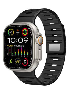 适用iwatchs11s10新款华强北s12Max智能5G诺曼扣磁吸学生男手表带