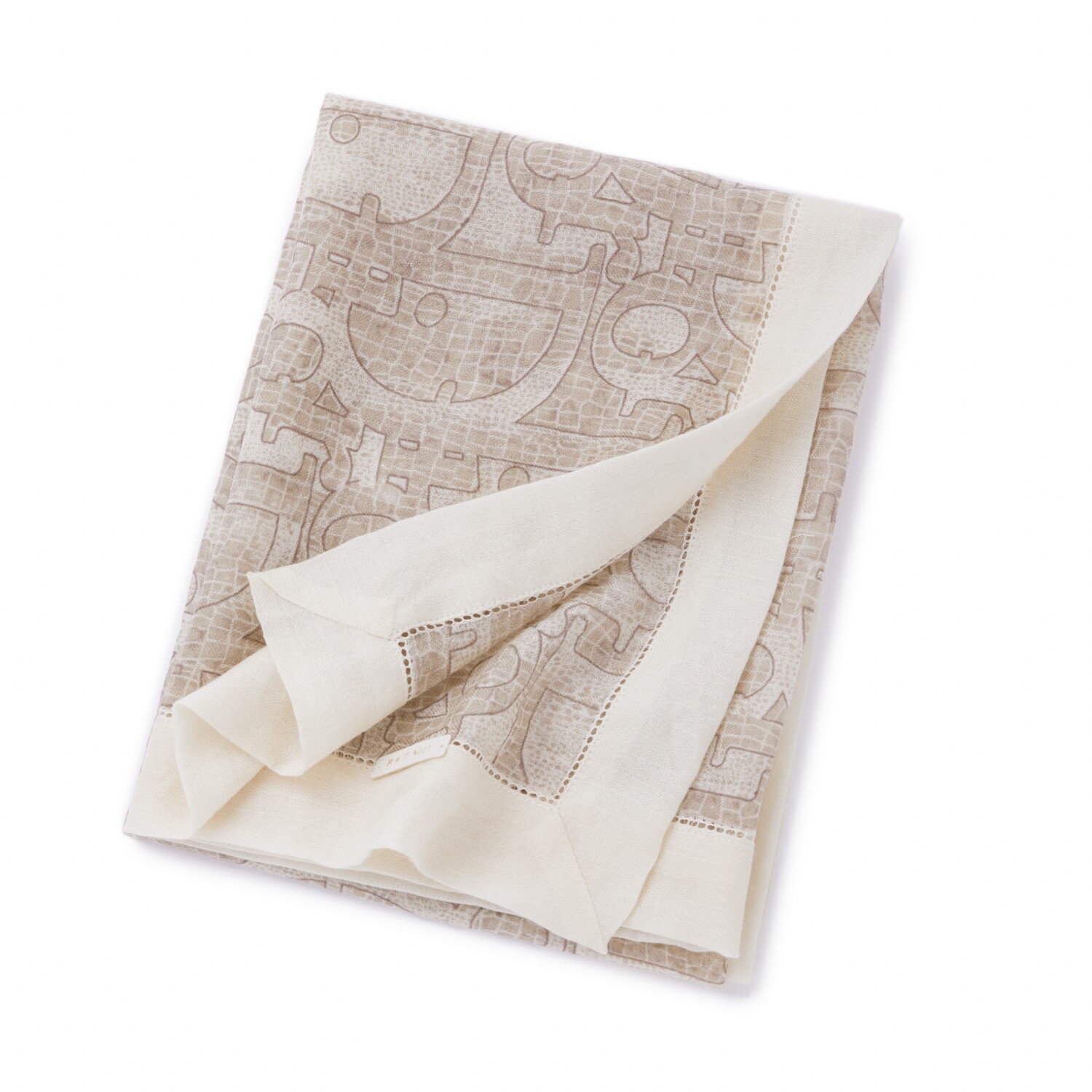 春夏季空调房遮阳休闲风女士纯羊绒戒指绒印花围巾保暖百搭方巾