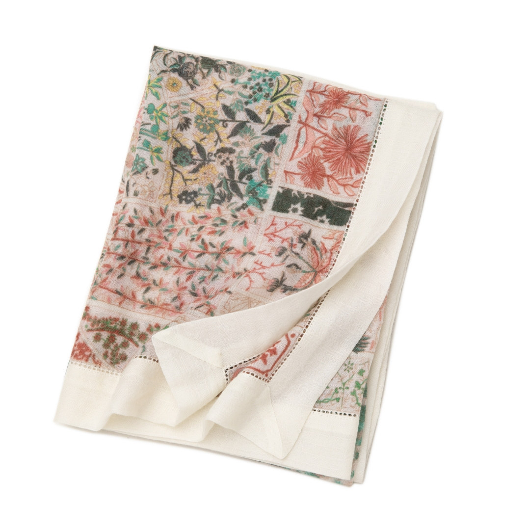 新品意大利春夏薄款100%水溶羊绒戒指绒方巾空调房用保暖围巾女士