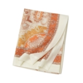 欧美小众薄款 100%水溶羊绒戒指绒方巾空调房用方巾保暖围巾女披肩