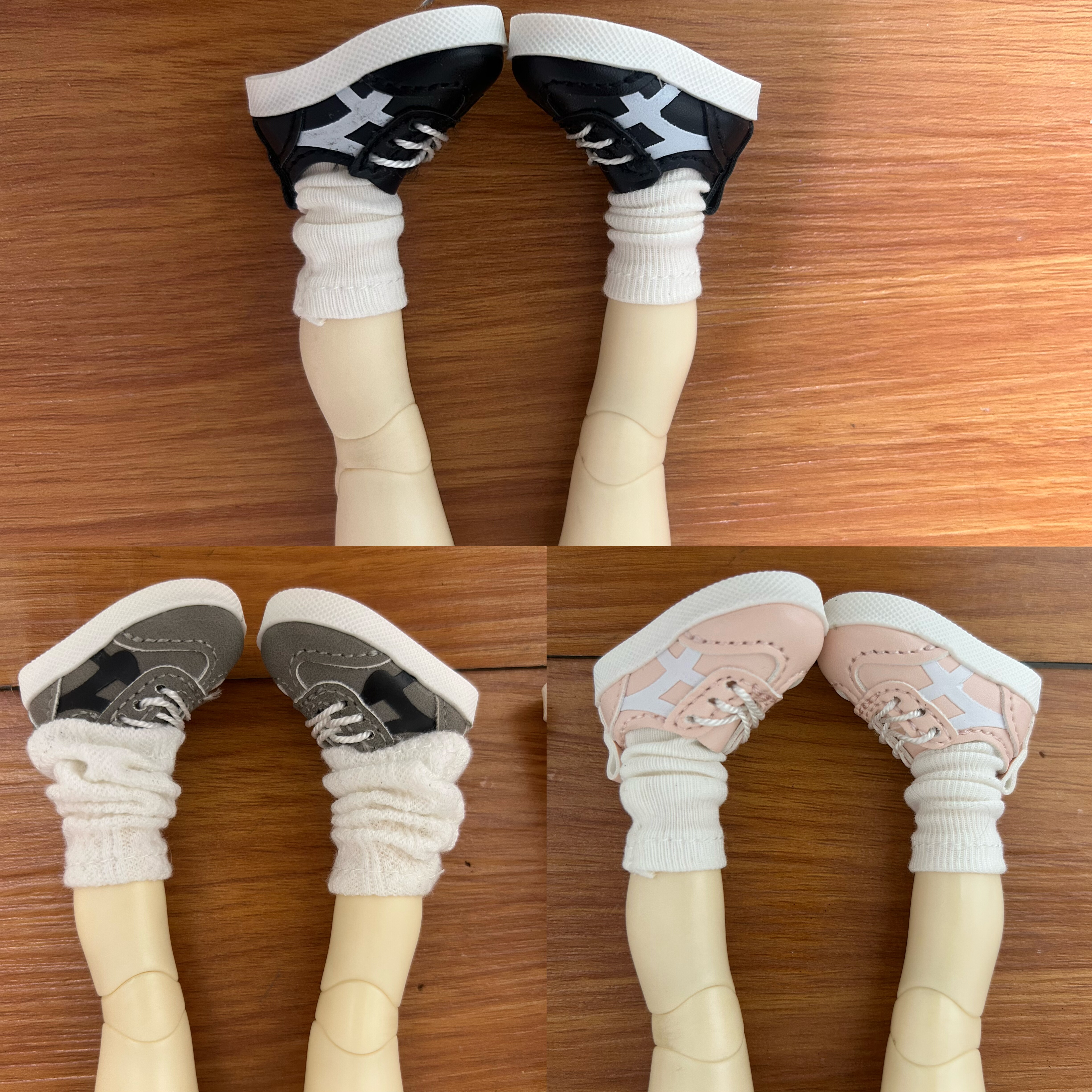 bjd新款六分系带板鞋百搭休闲普六棍六娃娃鞋子配件现货包邮6/1