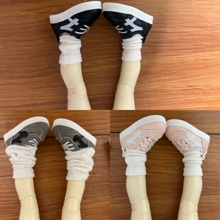 bjd新款六分系带板鞋百搭休闲普六棍六娃娃鞋子配件现货包邮6/1