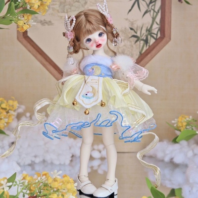 taobao agent Six points bjd baby clothes Mid -Autumn Festival limited model Chang'e jade rabbit fairy embroidery craftsmanship exquisite ancient style Han clothing