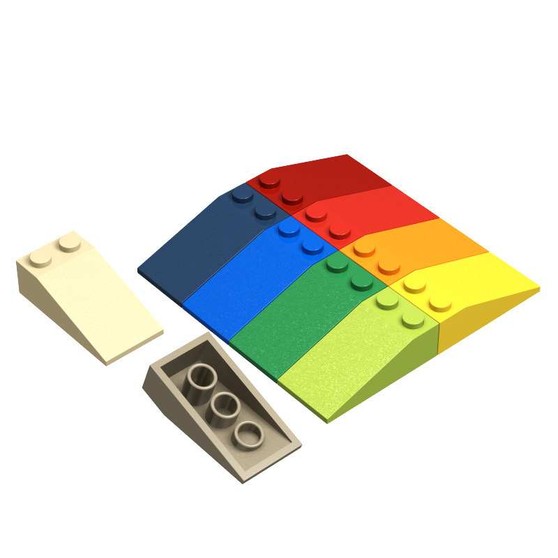 国产30363小颗粒2x4斜坡面砖