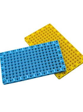 国产积木配件兼容spike 39369小颗粒零配件11x19带孔面板