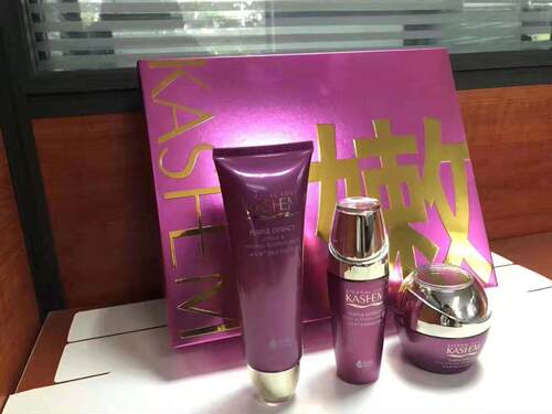 凯皙漫化妆品专柜正品  紫萃塑颜礼盒3件套装
