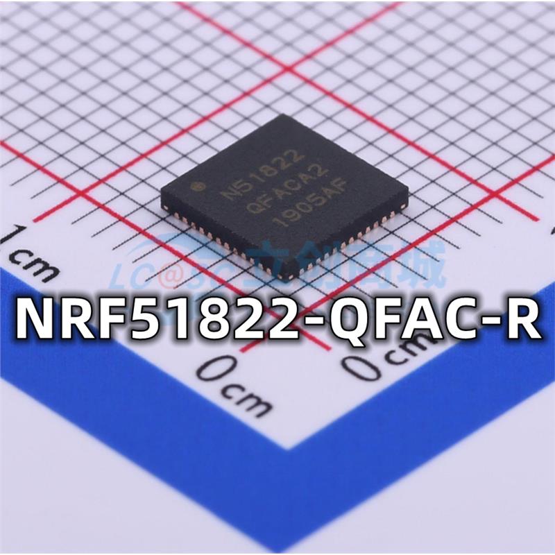 全新 NRF51822-QFAC-R 封装QFN-48 无线蓝牙IC芯片 现货供应
