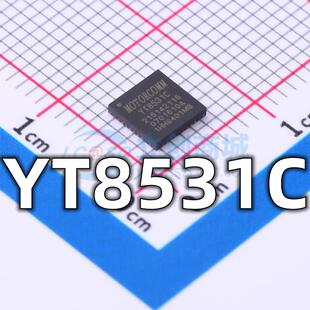全新 YT8531C 封装QFN-40 千兆以太网收发器IC芯片 现货供应