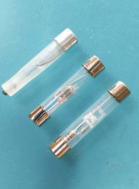 测电笔氖泡 玻璃验电笔氖管氖气灯泡 6X31mm 12V 220V电笔内电阻