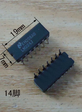 集成块CD4081BE CA3046 X0018TA IX0439CE LM324 M58655P直插14脚
